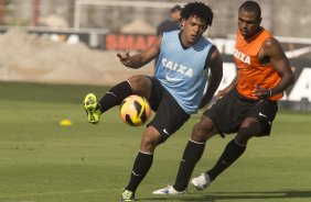 Durante o treino desta tarde no CT Joaquim Grava, no Parque Ecológico do Tiete. O próximo jogo da equipe será sábado, dia 07/12, contra o Nautico/PE, na Arena Pernambuco, válido pela 38ª rodada do Campeonato Brasileiro de 2013