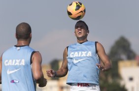 Durante o treino desta tarde no CT Joaquim Grava, no Parque Ecológico do Tiete. O próximo jogo da equipe será sábado, dia 07/12, contra o Nautico/PE, na Arena Pernambuco, válido pela 38ª rodada do Campeonato Brasileiro de 2013