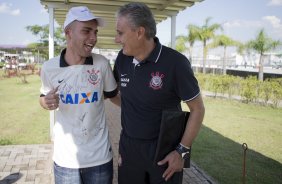 Durante o treino desta tarde no CT Joaquim Grava, no Parque Ecológico do Tiete. O próximo jogo da equipe será sábado, dia 07/12, contra o Nautico/PE, na Arena Pernambuco, válido pela 38ª rodada do Campeonato Brasileiro de 2013