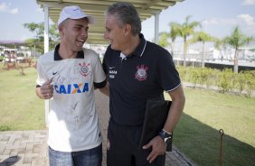 Durante o treino desta tarde no CT Joaquim Grava, no Parque Ecolgico do Tiete. O prximo jogo da equipe ser sbado, dia 07/12, contra o Nautico/PE, na Arena Pernambuco, vlido pela 38 rodada do Campeonato Brasileiro de 2013