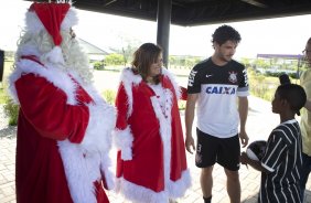 Durante o treino desta tarde no CT Joaquim Grava, no Parque Ecolgico do Tiete. O prximo jogo da equipe ser sbado, dia 07/12, contra o Nautico/PE, na Arena Pernambuco, vlido pela 38 rodada do Campeonato Brasileiro de 2013