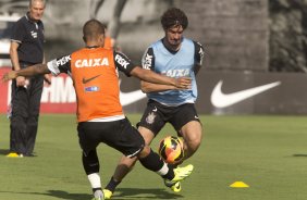Durante o treino desta tarde no CT Joaquim Grava, no Parque Ecológico do Tiete. O próximo jogo da equipe será sábado, dia 07/12, contra o Nautico/PE, na Arena Pernambuco, válido pela 38ª rodada do Campeonato Brasileiro de 2013