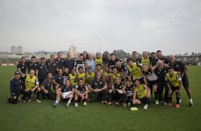 Durante o treino desta tarde no CT Joaquim Grava, no Parque Ecolgico do Tiete. O prximo jogo da equipe ser sbado, dia 07/12, contra o Nautico/PE, na Arena Pernambuco, vlido pela 38 rodada do Campeonato Brasileiro de 2013