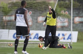 Durante o treino desta tarde no CT Joaquim Grava, no Parque Ecológico do Tiete. O próximo jogo da equipe será sábado, dia 07/12, contra o Nautico/PE, na Arena Pernambuco, válido pela 38ª rodada do Campeonato Brasileiro de 2013