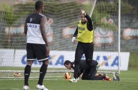 Durante o treino desta tarde no CT Joaquim Grava, no Parque Ecolgico do Tiete. O prximo jogo da equipe ser sbado, dia 07/12, contra o Nautico/PE, na Arena Pernambuco, vlido pela 38 rodada do Campeonato Brasileiro de 2013