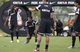 Durante o treino desta manh no CT Joaquim Grava, no Parque Ecolgico do Tiete. O prximo jogo da equipe ser amanh, sbado, dia 07/12, contra o Nautico/PE, na Arena Pernambuco, vlido pela 38 rodada do Campeonato Brasileiro de 2013