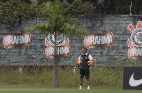 Durante o treino desta manh no CT Joaquim Grava, no Parque Ecolgico do Tiete. O prximo jogo da equipe ser amanh, sbado, dia 07/12, contra o Nautico/PE, na Arena Pernambuco, vlido pela 38 rodada do Campeonato Brasileiro de 2013