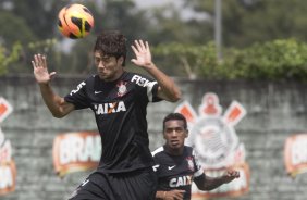 Durante o treino desta manh no CT Joaquim Grava, no Parque Ecolgico do Tiete. O prximo jogo da equipe ser amanh, sbado, dia 07/12, contra o Nautico/PE, na Arena Pernambuco, vlido pela 38 rodada do Campeonato Brasileiro de 2013