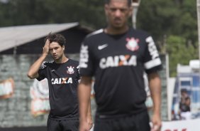 Durante o treino desta manh no CT Joaquim Grava, no Parque Ecolgico do Tiete. O prximo jogo da equipe ser amanh, sbado, dia 07/12, contra o Nautico/PE, na Arena Pernambuco, vlido pela 38 rodada do Campeonato Brasileiro de 2013