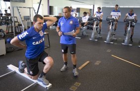 Na reapresentacao do time do Corinthians para o ano de 2014