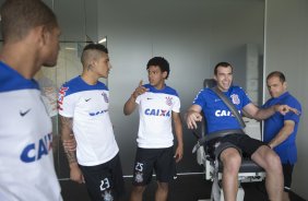 Na reapresentacao do time do Corinthians para o ano de 2014