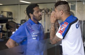 Na reapresentacao do time do Corinthians para o ano de 2014