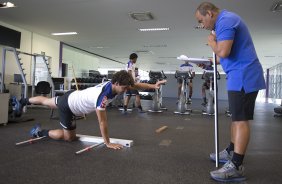 Na reapresentacao do time do Corinthians para o ano de 2014