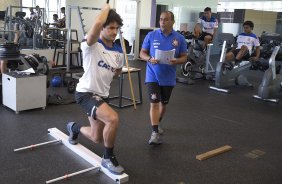 Na reapresentacao do time do Corinthians para o ano de 2014