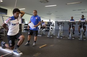 Na reapresentacao do time do Corinthians para o ano de 2014