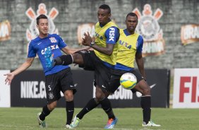 Durante o treino desta manh no CT Joaquim Grava, zona leste de So Paulo. O prximo jogo da equipe ser dia 19/01, contra a Portuguesa, no estdio do Caninde, jogo vlido pela primeira rodada do Campeonato Paulista 2014