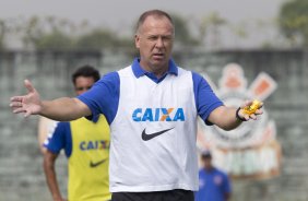 Durante o treino desta manh no CT Joaquim Grava, zona leste de So Paulo. O prximo jogo da equipe ser dia 19/01, contra a Portuguesa, no estdio do Caninde, jogo vlido pela primeira rodada do Campeonato Paulista 2014