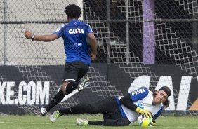 Durante o treino desta manh no CT Joaquim Grava, zona leste de So Paulo. O prximo jogo da equipe ser dia 19/01, contra a Portuguesa, no estdio do Caninde, jogo vlido pela primeira rodada do Campeonato Paulista 2014