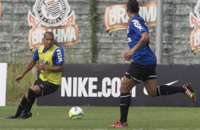 Durante o treino desta manh no CT Joaquim Grava, zona leste de So Paulo. O prximo jogo da equipe ser dia 19/01, contra a Portuguesa, no estdio do Caninde, jogo vlido pela primeira rodada do Campeonato Paulista 2014