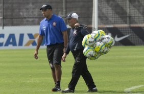 Durante o treino desta manh no CT Joaquim Grava, zona leste de So Paulo. O prximo jogo da equipe ser dia 19/01, contra a Portuguesa, no estdio do Caninde, jogo vlido pela primeira rodada do Campeonato Paulista 2014