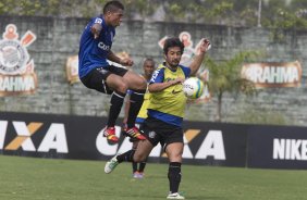 Durante o treino desta manh no CT Joaquim Grava, zona leste de So Paulo. O prximo jogo da equipe ser dia 19/01, contra a Portuguesa, no estdio do Caninde, jogo vlido pela primeira rodada do Campeonato Paulista 2014