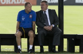 Durante o treino desta manh no CT Joaquim Grava, zona leste de So Paulo. O prximo jogo da equipe ser dia 19/01, contra a Portuguesa, no estdio do Caninde, jogo vlido pela primeira rodada do Campeonato Paulista 2014