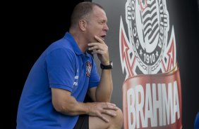 Durante o jogo treino contra o Red Bull esta tarde no CT Joaquim Grava, zona leste de So Paulo. O prximo jogo da equipe ser dia 19/01, contra a Portuguesa, no estdio do Caninde, jogo vlido pela primeira rodada do Campeonato Paulista 2014