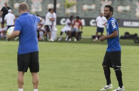 Durante o jogo treino contra o Red Bull esta tarde no CT Joaquim Grava, zona leste de So Paulo. O prximo jogo da equipe ser dia 19/01, contra a Portuguesa, no estdio do Caninde, jogo vlido pela primeira rodada do Campeonato Paulista 2014