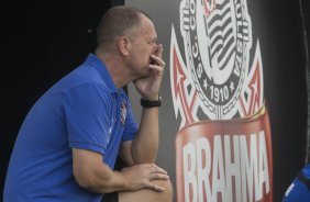 Durante o jogo treino contra o Red Bull esta tarde no CT Joaquim Grava, zona leste de So Paulo. O prximo jogo da equipe ser dia 19/01, contra a Portuguesa, no estdio do Caninde, jogo vlido pela primeira rodada do Campeonato Paulista 2014