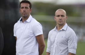 Durante o jogo treino contra o Red Bull esta tarde no CT Joaquim Grava, zona leste de So Paulo. O prximo jogo da equipe ser dia 19/01, contra a Portuguesa, no estdio do Caninde, jogo vlido pela primeira rodada do Campeonato Paulista 2014