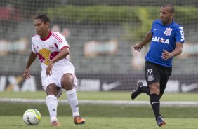 Durante o jogo treino contra o Red Bull esta tarde no CT Joaquim Grava, zona leste de São Paulo. O próximo jogo da equipe será dia 19/01, contra a Portuguesa, no estádio do Caninde, jogo válido pela primeira rodada do Campeonato Paulista 2014