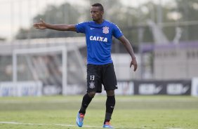 Durante o jogo treino contra o Red Bull esta tarde no CT Joaquim Grava, zona leste de So Paulo. O prximo jogo da equipe ser dia 19/01, contra a Portuguesa, no estdio do Caninde, jogo vlido pela primeira rodada do Campeonato Paulista 2014