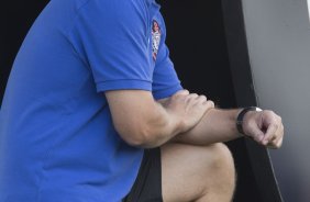 Durante o jogo treino contra o Red Bull esta tarde no CT Joaquim Grava, zona leste de São Paulo. O próximo jogo da equipe será dia 19/01, contra a Portuguesa, no estádio do Caninde, jogo válido pela primeira rodada do Campeonato Paulista 2014