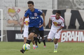 Durante o jogo treino contra o Red Bull esta tarde no CT Joaquim Grava, zona leste de So Paulo. O prximo jogo da equipe ser dia 19/01, contra a Portuguesa, no estdio do Caninde, jogo vlido pela primeira rodada do Campeonato Paulista 2014