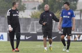 Durante o jogo treino contra o Red Bull esta tarde no CT Joaquim Grava, zona leste de So Paulo. O prximo jogo da equipe ser dia 19/01, contra a Portuguesa, no estdio do Caninde, jogo vlido pela primeira rodada do Campeonato Paulista 2014