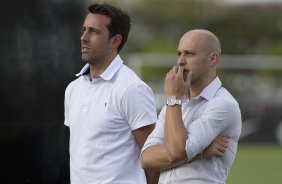 Durante o jogo treino contra o Red Bull esta tarde no CT Joaquim Grava, zona leste de So Paulo. O prximo jogo da equipe ser dia 19/01, contra a Portuguesa, no estdio do Caninde, jogo vlido pela primeira rodada do Campeonato Paulista 2014