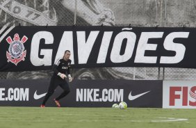 Durante o jogo treino contra o Red Bull esta tarde no CT Joaquim Grava, zona leste de So Paulo. O prximo jogo da equipe ser dia 19/01, contra a Portuguesa, no estdio do Caninde, jogo vlido pela primeira rodada do Campeonato Paulista 2014