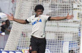 Durante a partida entre Portuguesa x Corinthians, realizada esta tarde no estádio do Caninde, válida pela 1ª rodada do Campeonato Paulista de 2014