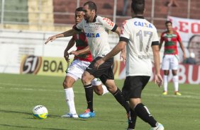 Durante a partida entre Portuguesa x Corinthians, realizada esta tarde no estádio do Caninde, válida pela 1ª rodada do Campeonato Paulista de 2014