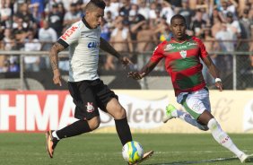 Durante a partida entre Portuguesa x Corinthians, realizada esta tarde no estádio do Caninde, válida pela 1ª rodada do Campeonato Paulista de 2014