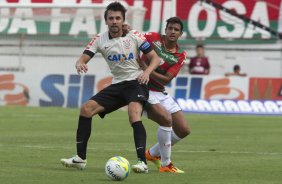Durante a partida entre Portuguesa x Corinthians, realizada esta tarde no estádio do Caninde, válida pela 1ª rodada do Campeonato Paulista de 2014