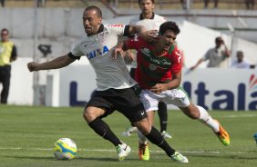 Durante a partida entre Portuguesa x Corinthians, realizada esta tarde no estádio do Caninde, válida pela 1ª rodada do Campeonato Paulista de 2014