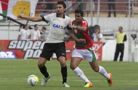 Durante a partida entre Portuguesa x Corinthians, realizada esta tarde no estádio do Caninde, válida pela 1ª rodada do Campeonato Paulista de 2014