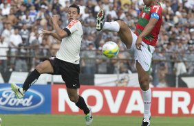 Durante a partida entre Portuguesa x Corinthians, realizada esta tarde no estádio do Caninde, válida pela 1ª rodada do Campeonato Paulista de 2014