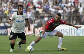 Durante a partida entre Portuguesa x Corinthians, realizada esta tarde no estádio do Caninde, válida pela 1ª rodada do Campeonato Paulista de 2014