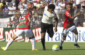 Durante a partida entre Portuguesa x Corinthians, realizada esta tarde no estdio do Caninde, vlida pela 1 rodada do Campeonato Paulista de 2014