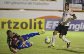 Durante a partida entre Corinthians x Paulista/Jundia, realizada esta noite no estdio Decio Vitta, em Americana, vlida pela 2 rodada do Campeonato Paulista de 2014