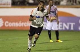 Durante a partida entre Corinthians x Paulista/Jundiaí, realizada esta noite no estádio Decio Vitta, em Americana, válida pela 2ª rodada do Campeonato Paulista de 2014