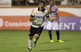 Durante a partida entre Corinthians x Paulista/Jundia, realizada esta noite no estdio Decio Vitta, em Americana, vlida pela 2 rodada do Campeonato Paulista de 2014