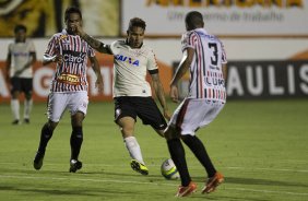 Durante a partida entre Corinthians x Paulista/Jundia, realizada esta noite no estdio Decio Vitta, em Americana, vlida pela 2 rodada do Campeonato Paulista de 2014